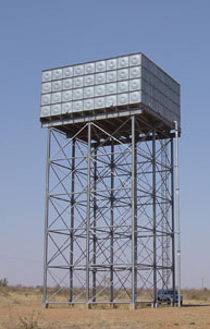 Raised Sectional Water Tank